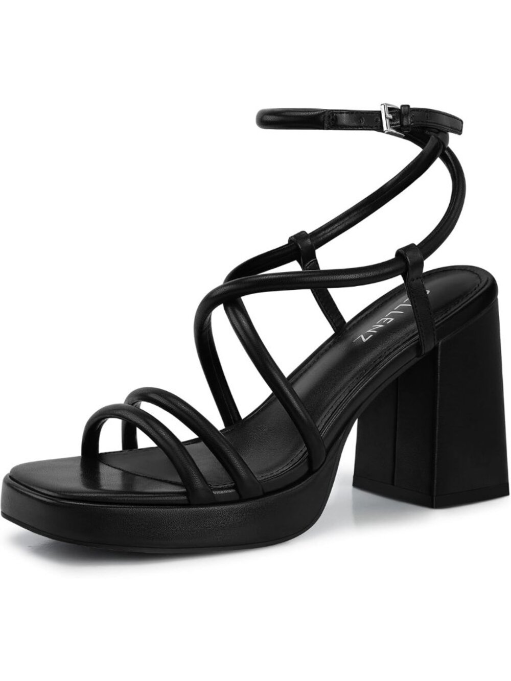 Stylish Chunky Platform Heels - 3.9" Strappy High Heel Sandals for Women